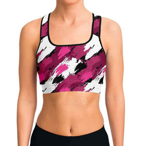 Sujetador Deportivo de Alta Calidad para Mujer, Tejido de Spandex/Nylon de Alta Sujeción, Último Diseño, Transpirable, de Secado Rápido, Servicio OEM - Product Image 6