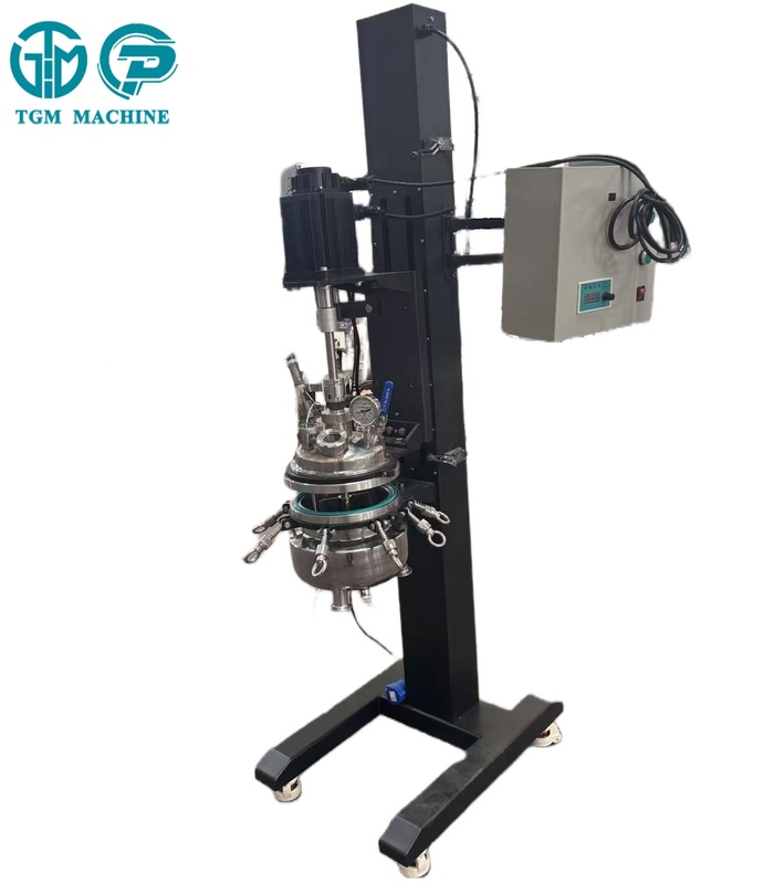 Small Vacuum 5L Jacketed Reactor Stainless