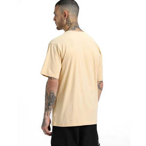 Camiseta de peso pesado de algodón 100% de alta calidad con logotipo de impresión personalizado Boxy Fit camiseta en blanco camiseta de gran tamaño para hombre - Product Image 2