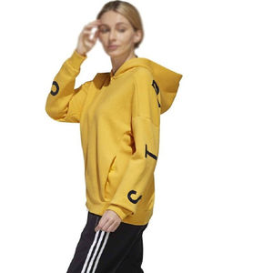 Sudadera con capucha de algodón coreano unisex forro de satén al por mayor logotipo personalizado decorado largo colorido Sudadera con capucha en blanco forro de seda invierno - Product Image 6