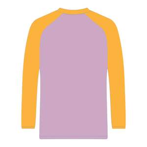 T-Shirt a Maniche Lunghe Lavanda con Ricamo in Ciniglia di Cotone, Ispirata alle Associazioni Femminili Greche Divine Nine, Moda HBCU - Product Image 3