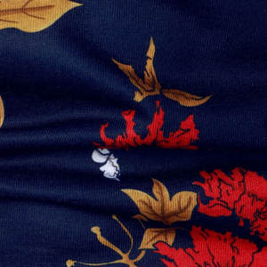 Camiseta Deportiva para Hombre |   Logotipo con Colores Personalizables |   Diseño Floral Botánico de Impresión Digital |   Transpirable, de Secado Rápido, Informal - Product Image 4