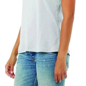Camisetas lisas para mujer, la camiseta de secado rápido transpirable de 100% algodón con estampado de logotipo personalizado más vendida, servicio OEM para mujer - Product Image 3