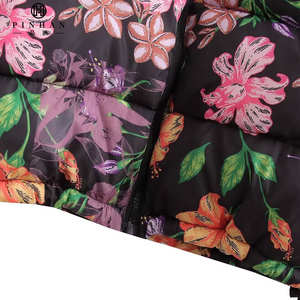 Veste matelassée pour homme en toile imprimée par transfert thermique sur mesure, col montant, Pakistan, imperméable, à capuche, pour l'hiver - Product Image 6