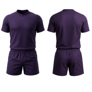 ชุดทีมรักบี้ประสิทธิภาพสูงแบบ OEM |   ชุดเสื้อและกางเกงขาสั้นแบบสั่งตัดพิเศษ - Product Image 3