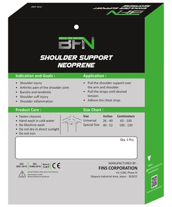 BFN-Build pour nourrir FA-05 confortable néoprène épaule soutien immobilisateur orthèse rééducation thérapie fournitures universel - Product Image 3