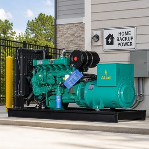 Groupe électrogène diesel à châssis ouvert refroidi par <span class=keywords><strong>air</strong></span> ALAD TECH 3kW-15kW, démarrage automatique, vente directe usine pour entreprises et grossistes - Product Image 1