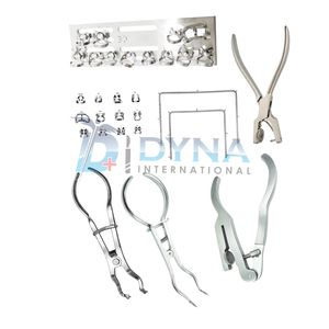 Rubber Dam Instruments <b>Set</b> Ainsworth <b>Punch</b>, Brewer Forceps Ivory Clamps Lightweight Brackets Endodontic Tools CE Certified - Product Image 5