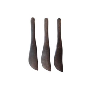 Couteau à beurre en corne de buffle cuillère et cuillère Cuillère à salade à usage artisanal à bas prix à bas prix - Product Image 4