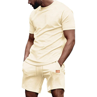 Ensemble T-shirt et short décontracté classique pour homme, respirant, de haute qualité, streetwear tendance pour l'été, livraison rapide, OEM ODM MOQ