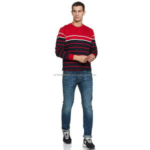 Sudadera mezclada de algodón con cuello redondo para hombre manga larga ropa informal cómoda sudadera personalizada para hombre - Product Image 5