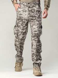 กางเกงขายาวแบบสปอร์ตสำหรับล่าสัตว์ เดินป่า กิจกรรมกลางแจ้ง ตั้งแคมป์ ท่องเที่ยว น้ำหนักเบา ระบายอากาศได้ดี ผ้า softshell มี 6 กระเป๋า - Product Image 3