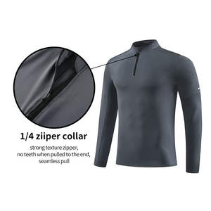 Camisetas de Compresión Deportivas MMA con Logotipo Personalizado OEM, Lisas, Teñidas, de Manga Larga, Protección contra Erupciones, Unisex, Ajuste Regular, Secado Rápido, Transpirables - Product Image 3