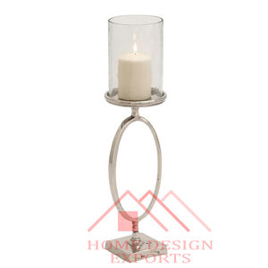 Portavelas de pie para boda con votivo de cristal para eventos de boda, decoraciones para fiestas, candelabros dorados únicos - Product Image 5