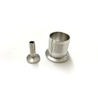 Inox Italia Factory Sanitary Grade Stainless Steel Heavy Duty Single Pin Clamp Three Pieces High Pressure Food Grade OEM