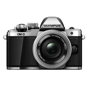 High Resolution Silver Mirrorless <b>Digital</b> <b>Camera</b> with 14-42mm EZ Lens Compact Used Photography & <b>Video</b> International Version - Product Image 5