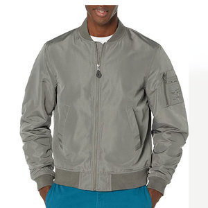 Chaqueta de bombardero de alta calidad Chaqueta de bombardero Chenille Bordado Bomber Flight Jacket Oversized Men's Jack - Product Image 4