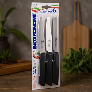 Ensemble de 6 couteaux de cuisine avec lame en ABS+acier inoxydable (acier à haute teneur en carbone 3CR13) - Product Image 3