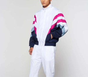 Chándal cortavientos de moda para hombre, ropa de calle de dos piezas, ropa deportiva de moda, traje para correr, chaqueta con cremallera, Pantalones - Product Image 4