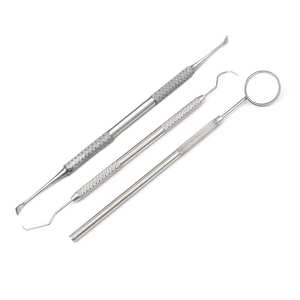 Kit de herramientas dentales de acero inoxidable con certificación CE Premium, Instrumentos dentales manuales hechos a mano para dentistas - Product Image 2