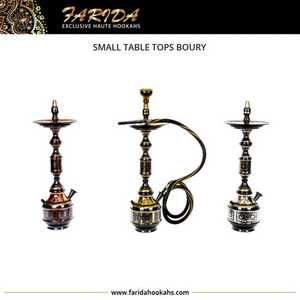 Vente chaude De Luxe Égyptien Shisha Boury Narguilé Premium Dessus De Table En Acier Inoxydable avec Un Design Unique Nouvelle Laque En Laiton De Qualité Supérieure - Product Image 6