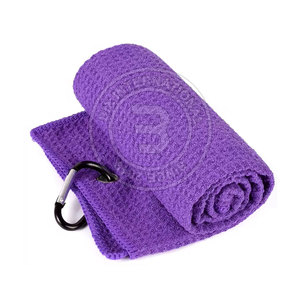 Stylish Modern <b>Pattern</b> Custom Sublimation Golf Waffle <b>Towel</b> With Reinforced Edges For Long Lasting Outdoor Use - Product Image 4