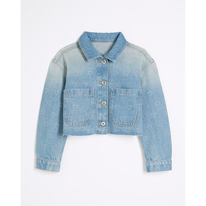 Mosaic Impex High Quality Denim Jacket Women's Winter Slim Fit Easy Washed Denim Jacket Long Sleeves Solid Color Stylish Look - Product Image 3