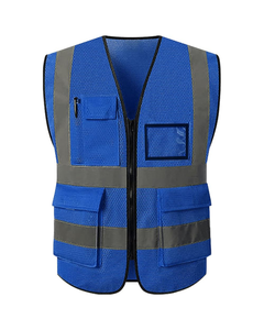 Chaleco de Seguridad Reflectante LED de Alta Visibilidad ANSI/EN ISO CLASE 2, Impermeable, con Bolsillos, para Correr, Tráfico y Construcción - Product Image 2