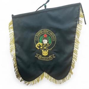 CLAN CREST Gevon personnalisé brodé à la main écossais grande bannière de cornemuse des Highlands 100% personnalisé - Product Image 2