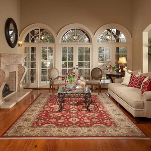 Thảm trải sàn kiểu Ba Tư cổ điển, chất liệu nylon in họa tiết, bán buôn nhà máy, chống trơn trượt, giặt được, dùng cho phòng khách, phòng ngủ - Product Image 3