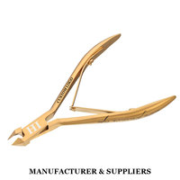 Pince à cuticules incurvée ultra précise tondeuse à peaux mortes coupe-circuit pédicure manucure outils pour bébé adulte doigt outil de beauté