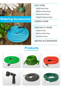สายยางรดน้ำแบบผ้า ขนาด 5/8 นิ้ว ยาว 50 ฟุต ทนแรงดัน 600 PSI น้ำหนักเบา ทนต่อการขัดถู พร้อมข้อต่ออลูมิเนียม - Product Image 6