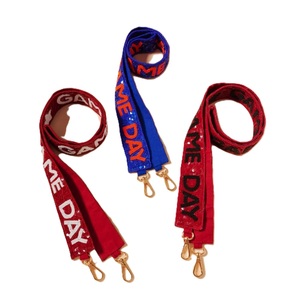 Sangle de sac brodée perlée à la main bandoulière réglable perles de rocaille conception broderie sac à main et sangle de sac travail perlé - Product Image 6