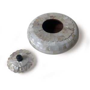 Joyero con incrustaciones de hueso de primera calidad con diseño de Río de resina, caja de regalo decorativa hecha a mano para joyas y accesorios - Product Image 3