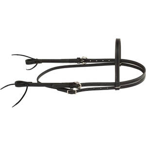 Bride de cheval Western en cuir tournesol Bitless Sidepull avec rênes assorties Culotte réglable Hackamore Headstall Set - Product Image 2