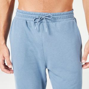 Pantalones Deportivos de Hombre, Corte Ajustado, 100% Algodón, Cintura Media, para Entrenamiento, con Malla en el Muslo, Bolsillos con Cremallera, Estilo Casual - Product Image 1