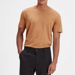 OEM de alta calidad al por mayor Casual en blanco 100% algodón hombres Camisetas cuello alto precio barato ropa de verano hombres Ropa Camisetas 2023 - Product Image 4