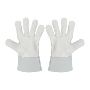 Guantes de trabajo industrial MIG TIG soldador de piel de cabra de piel de vaca resistente de mejor rendimiento, longitud Flexible, manejo de animales - Product Image 1