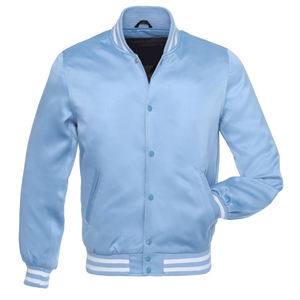 Blouson d'hiver unisexe pour hommes et femmes en toile avec col montant et logo sur le devant Uniformes d'équipes scolaires et sportives - Product Image 4