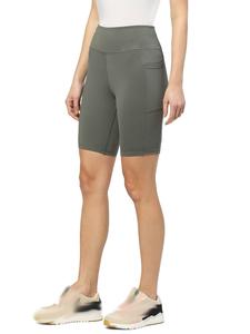 Pantalones cortos de compresión transpirables con costura de cintura alta para mujer, Yoga, Fitness, secado rápido, verano, ajustados, poliéster, Spandex, motorista - Product Image 2