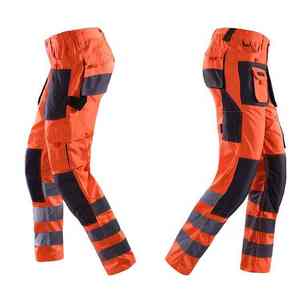 กางเกงทำงานปักลายระบายอากาศได้ดีดีไซน์เอวกลางน้ำหนักเบาสไตล์สตรีทผ้าฝ้าย100% ตามสั่ง - Product Image 2