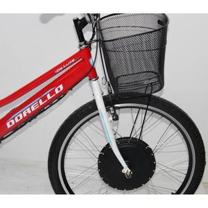 Tricycle électrique de marchandises rouge certifié CEE, 1000W, motorisé, pour passagers, à carrosserie ouverte, vélo électrique de marché pour usage passagers - Product Image 2