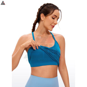 Débardeur respirant décontracté pour femme avec logo sur le devant Bretelles sans couture à séchage rapide Col rond - Product Image 3