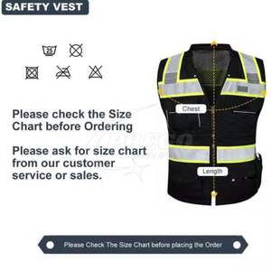 Nouveau gilet réfléchissant, gilet de sécurité, veste, bande de sécurité personnelle, construction, haute visibilité, vêtements de sécurité au travail - Product Image 5