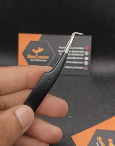 Pinzas Profesionales para Pestañas Más Vendidas, Estilo Corazón, Volumen Ruso, 90 Grados, Extensión de Pestañas, Logotipo Personalizado, Acero Inoxidable - Product Image 2