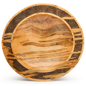 Assiette de présentation ronde en bois de manguier, écologique et faite à la main, pour la maison, l'hôtel, les mariages et la décoration de table. - Product Image 3