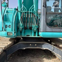 Excavatrice sur chenilles Kobelco SK125SR de 12,5 tonnes, excavatrice hydraulique moyenne, moteur Isuzu 4JJ1, excavatrice de construction japonaise d'occasion