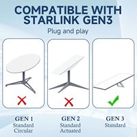 Cable Starlink DIY de 46m, Conexiones de Cable Modificadas, Kit de Cable Starlink Resistente a la Intemperie, Cable de Extensión con Núcleo de Cobre de Grado Enterrable