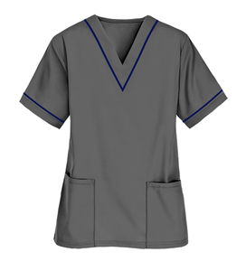 2025 uniformes de enfermería con estilo personalizables de alta calidad nuevo diseño Hospital Scrubs manga corta clínica Scrub Top médico Scrubs - Product Image 5