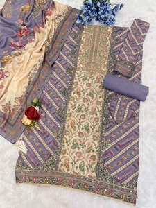 ปากีสถานซาลวาร์ Kameez กระจกใส่ทำงานได้ดูมีสไตล์ - Product Image 5